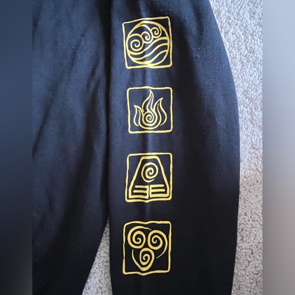 Nickelodeon Avatar The Last Airbender AANG Hoodie Graphic Sweatshirt Mens Size M - Picture 3 of 5
